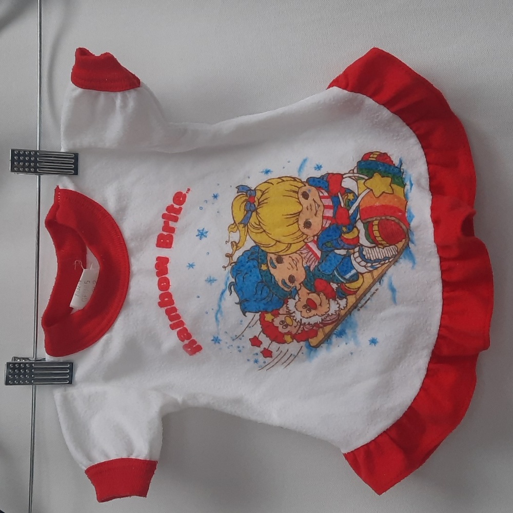Rainbow Brite White & Red Dress with Rainbow Brite Print
